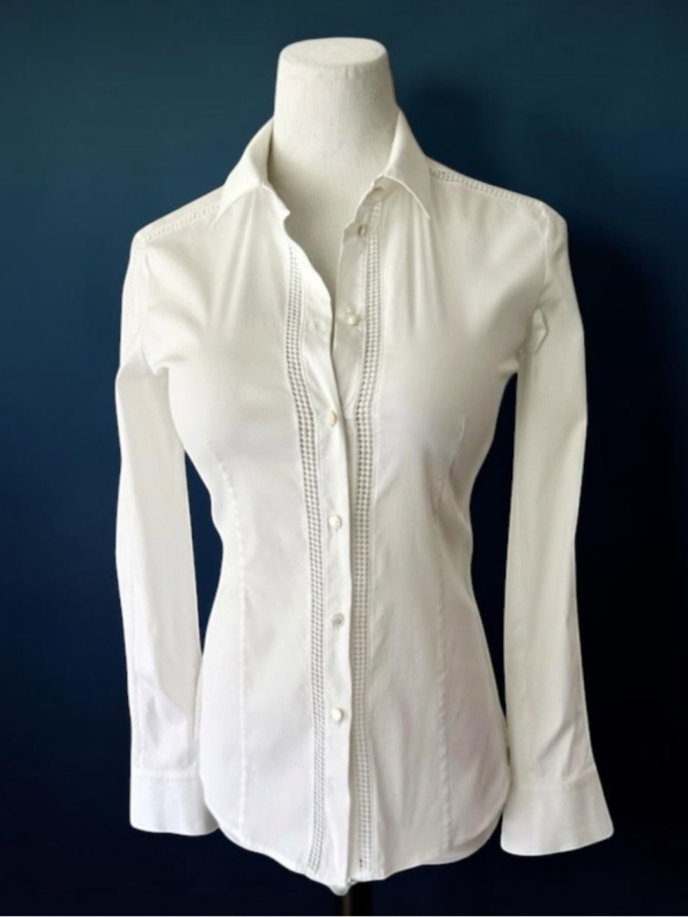 ESCADA NEIMAN MARCUS Classic White Shirt Size 34